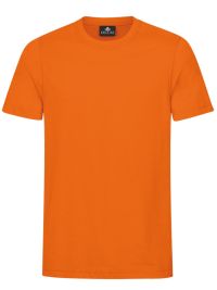 Oranges Herren T-Shirt mit Rundhals, gerade geschnitten, für Beruf & Freizeit